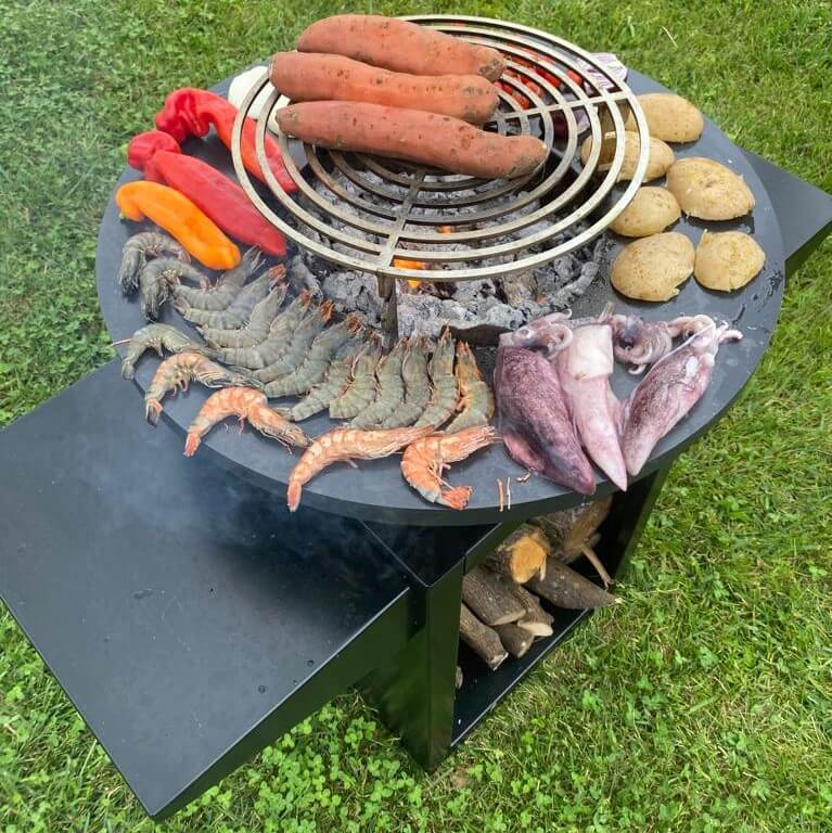 Barbecue time for grill